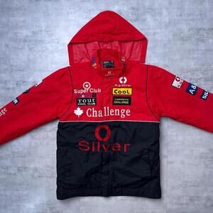 Y2K Racing Canada Challenge Silver Zip Up Jacket